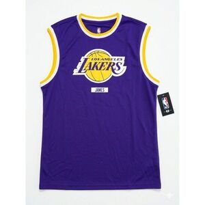Lakers LeBron James Basketball Jersey #6 Los Angeles AUTHENTIC Size Medium